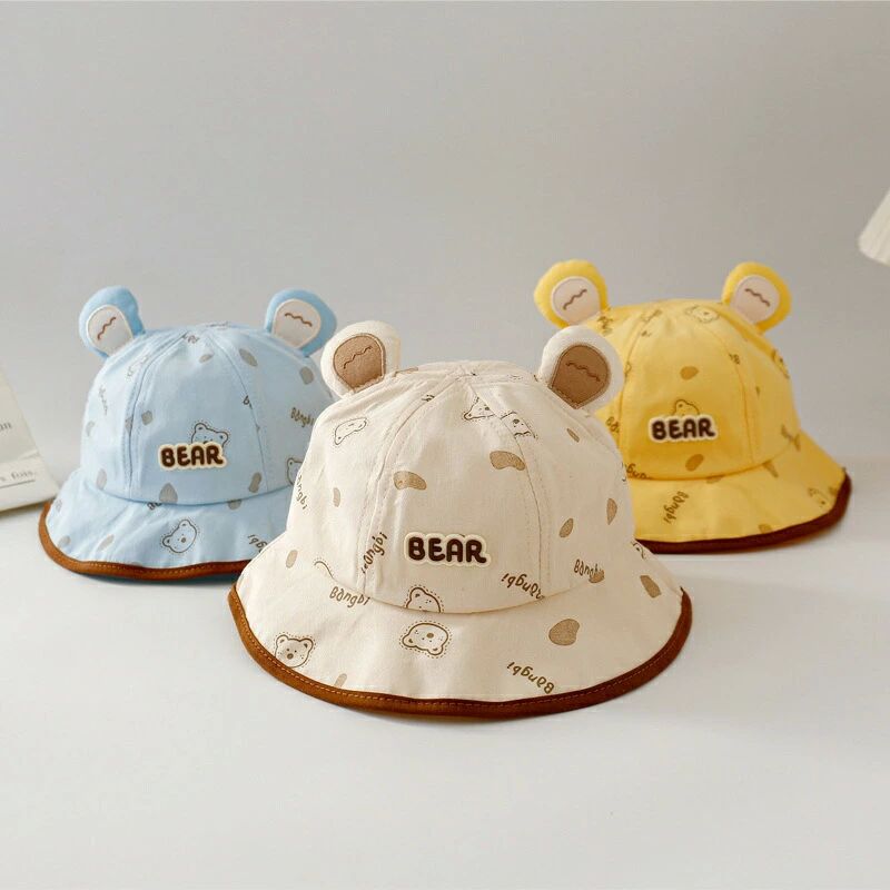 お出か ぼうし オシャレ ベビー帽子 日よけ UVカット 通気性 春夏 ハット 赤ちゃん帽子 可愛い バケッ..