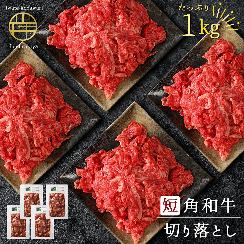 短角牛 和牛 牛肉 切り落とし 1kg 250g 4パック バーベキュー BBQ 焼肉 小分け 高級 赤身肉 お肉 セット 冷凍 真空パック 送料無料 希少 ブランド牛 短角牛 肉 牛肉切り落とし 切落し 切落とし…