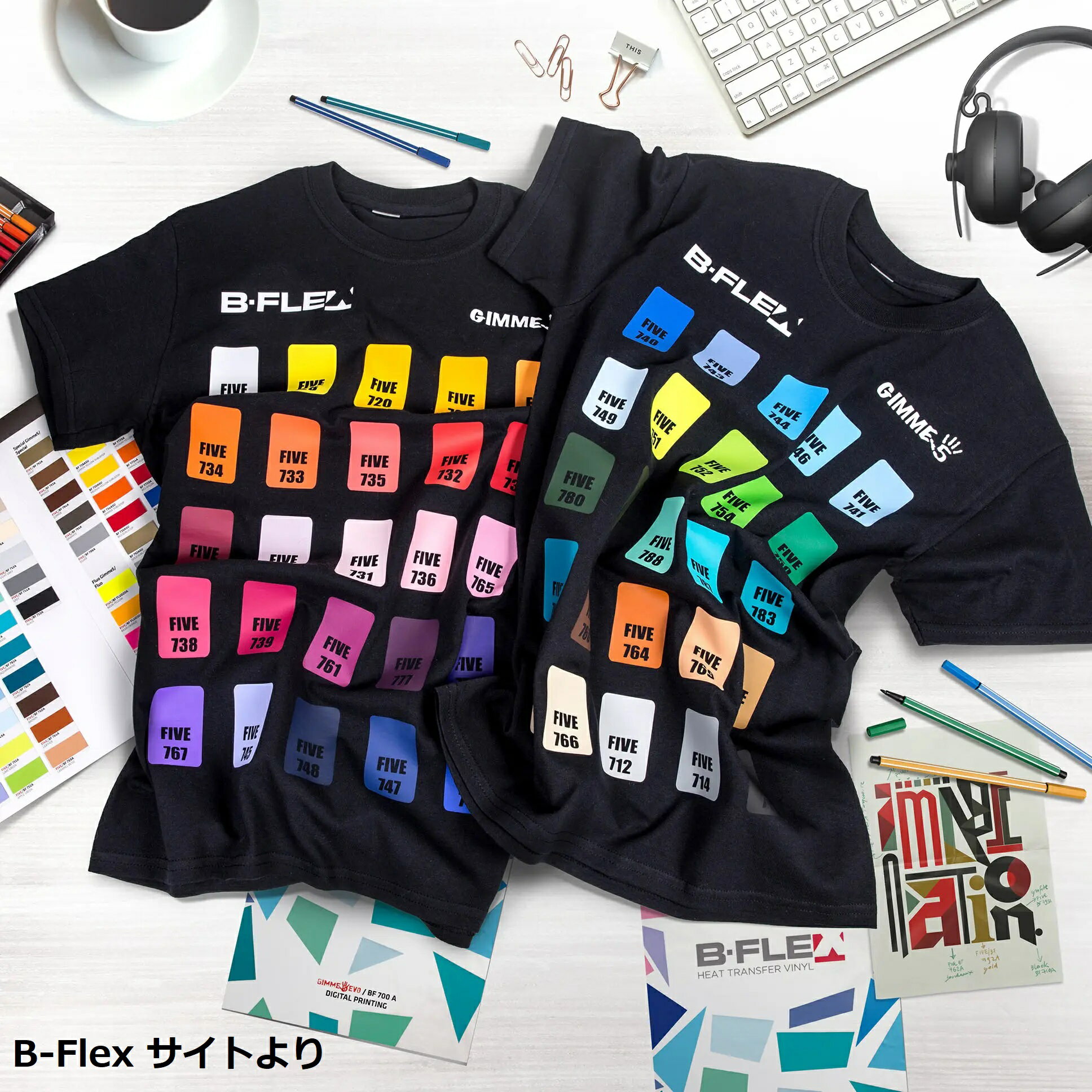 衣類用UV転写シート BーFlexDTF UVプリンターで衣類などに転写印刷 日本初 1M巻き お試し販売 UV-DTF 名入れ革命