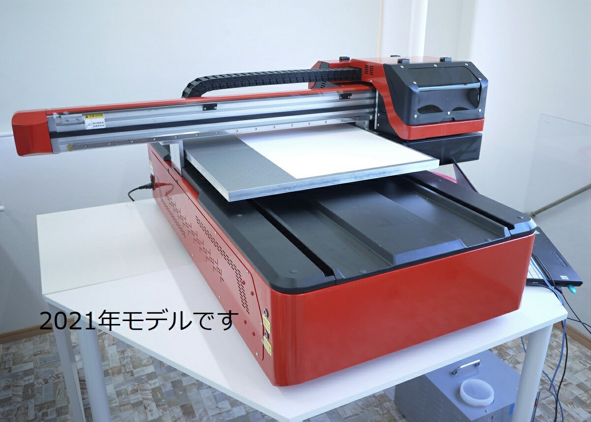 A1サイズ 高性能 バードランド 大型UVプリンター UVP-A1 3ヘッド搭載 90×60エリア 白・クリアーインク付