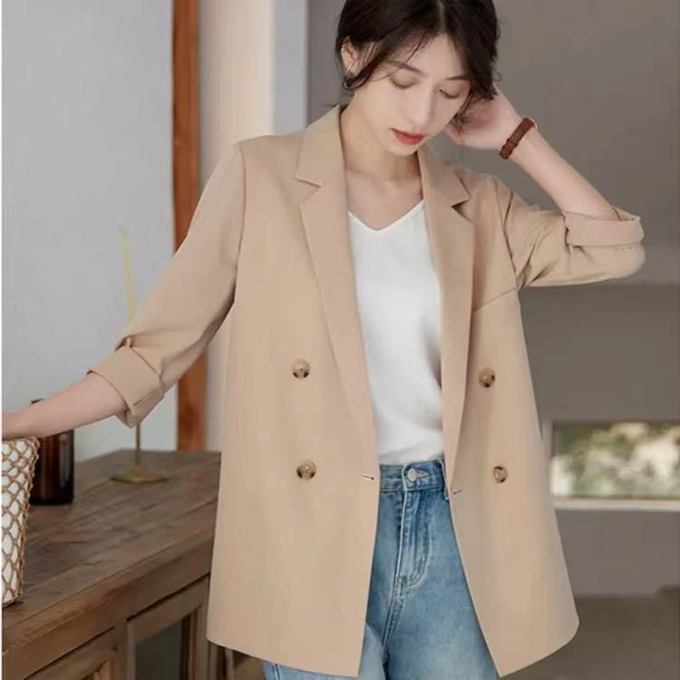 夏用 スーツジャケット 夏用 半袖 テーラードジャケット レディース 薄手 ジャケット 通勤 アウター フォーマルコート 涼しい 通学 サマージャケッ