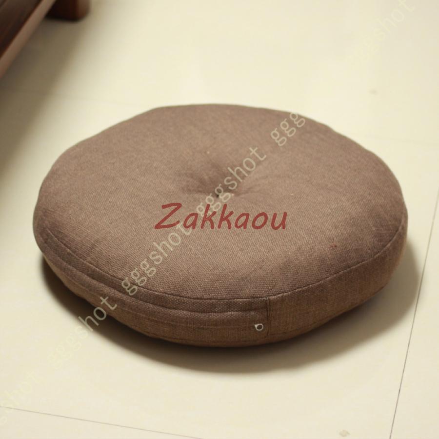 座布団 クッション 40*40*12cm ふかふか ラウンド 通気性 四角 ラウンドタイプ 丸 ウレタン インテリア ごろ寝クッション クッション マイクロファイバー 秋冬