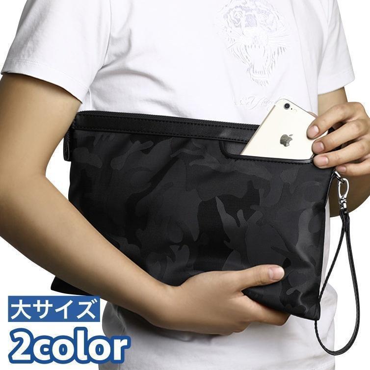 クラッチバッグ セカンドバッグ メンズ 男性 カバン 手持ちバッグ ファスナー ジッパー カードポケット..