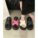 厚底サンダル スリッパ 美脚 夏(4)