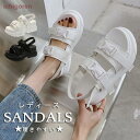 スーパーセール限定10%OFF! サンダル レディース スポーツサンダル ビーチサンダル サマー 夏 厚底 スニーカーサンダル マジックテープ 疲れない カジュアル シューズ