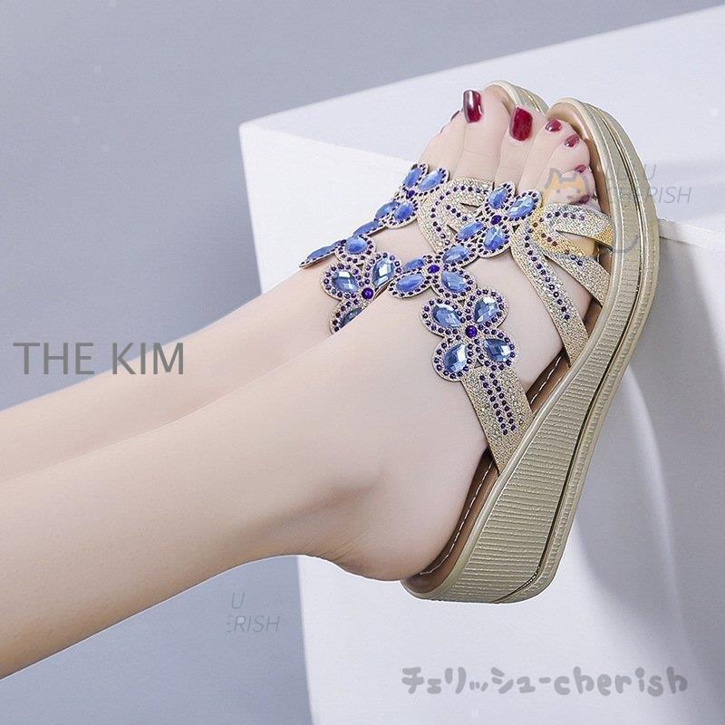 【期間限定10％OFF】ミュールサンダル レディース 履きやすい 夏サンダル ミュール ウェッジソールサン..