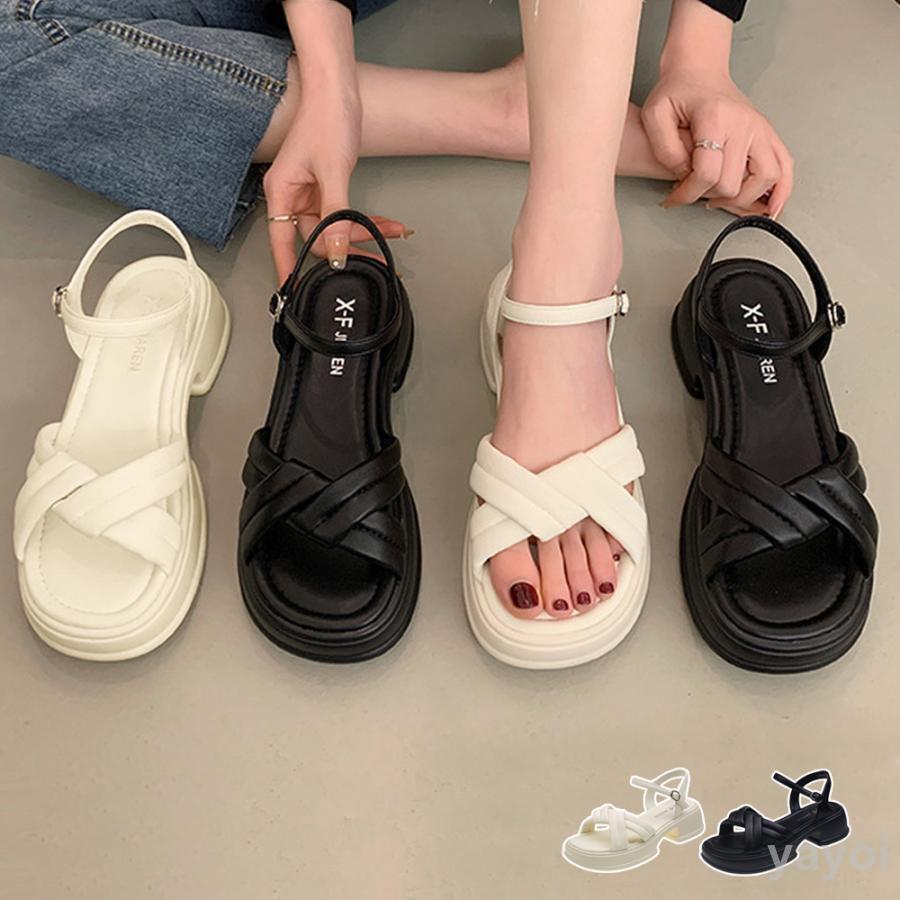 【期間限定10％OFF】厚底サンダル 美脚 レディース 韓国 夏