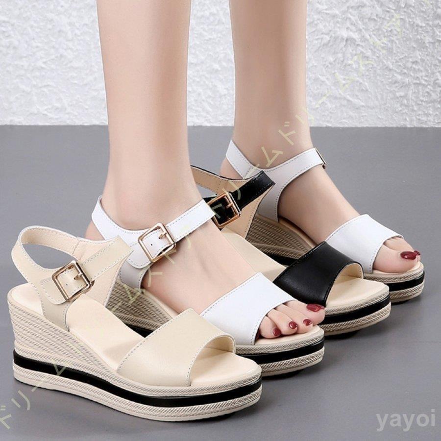 【期間限定10％OFF】レディース サンダル 夏 厚底サンダル ビーチサンダル 無地 コンフォート おしゃれ..