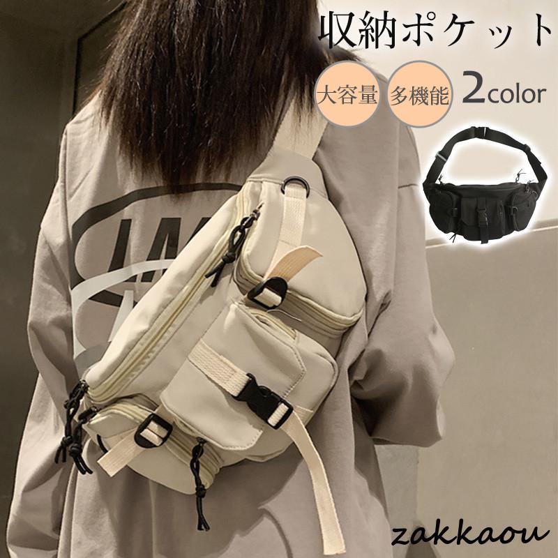 ボディバッグ メンズ ショルダーバッグ 斜め掛け スマホバッグ レディース カーゴ 大容量 カジュアル 多機能 おしゃれ こーで ストリート系 登山