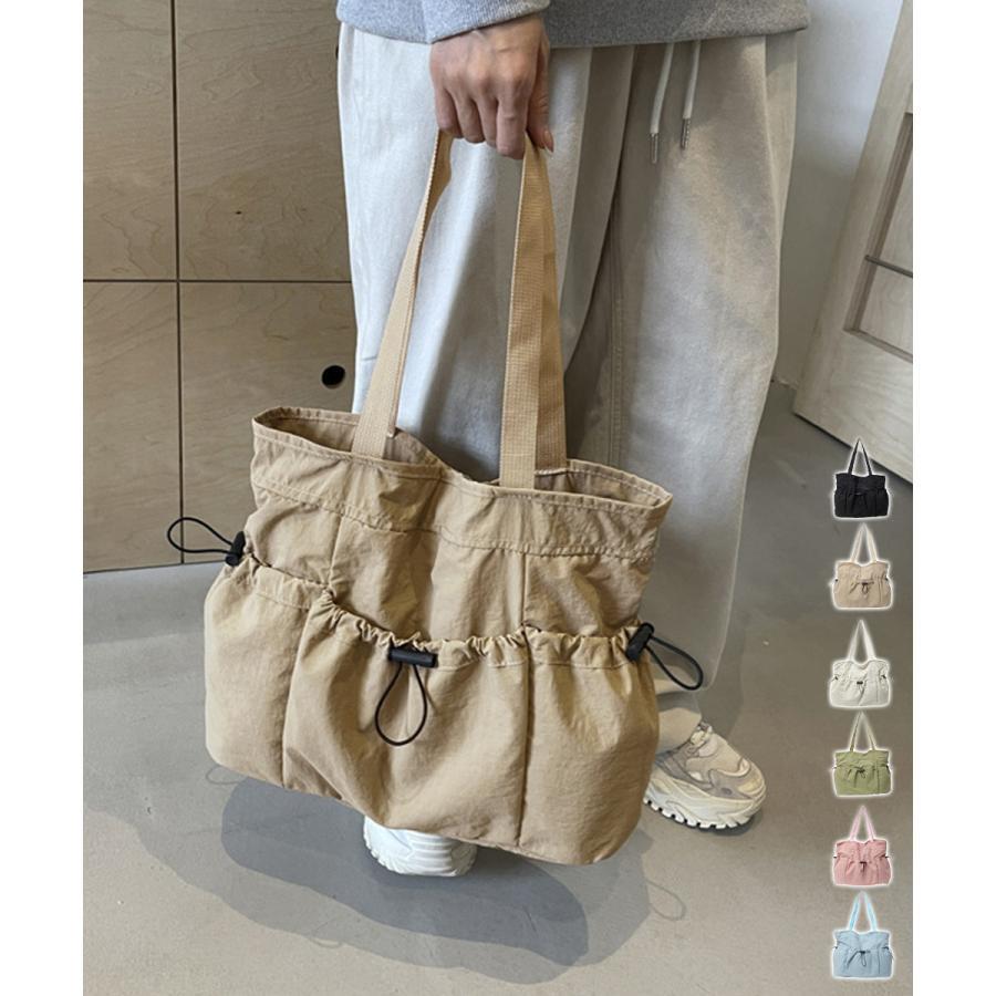 トートバッグ ドロストポケットサブバッグ キャンバスバッグ トート レディース 仕切り レディース ランチバッグ ママバッグ かわいい