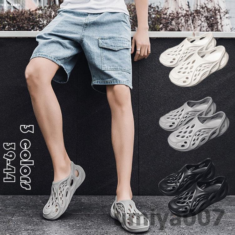 スニーカーサンダル メンズ ビーチサンダル トングサンダル 靴 シューズ 歩きやすい お洒落 軽量 滑り止め 靴 夏 アウトドア 疲れない 履きやすい 痛くない 3色