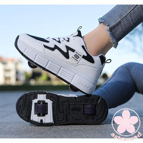 【期間限定10％OFF】ローラーシューズ ローラースケート キッズ/大人　メンズ　靴 女の子 子供用運動靴..