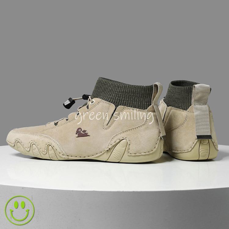 ドライビングシューズ トレッキングシューズ スニーカー メンズ 裏ボア 裏起毛 撥水 通気 軽量 滑り止め スポーツシューズ ランニングシューズ ウォ