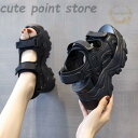サンダル 厚底 10cm レディース 痛くない ウェッジソール 歩きやすい スポーツサンダル 脚長効果 履きやすい カジュアル 美脚