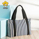 トートバッグ レディース キャンバス メンズ 布 帆布 おしゃれ かわいい 軽い 大容量 ランチバッグ ボーダー ママバッグ デイリー カジュアル(4)