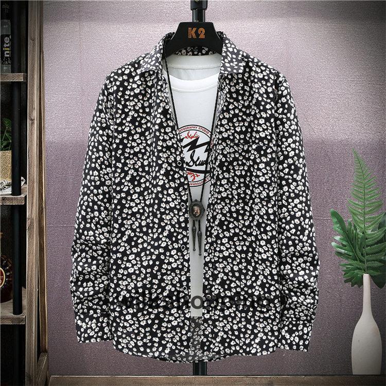 【期間限定10％OFF】花柄シャツ メンズ 長袖 カジュアルシャツ アロハシャツ 長袖シャツ トップス 細身 旅行 おしゃれ 秋服2023