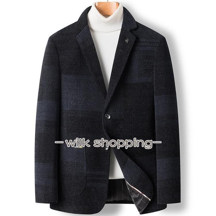 メンズ ブレザー テーラードジャケット スーツジャケット ビジネスジャケット カジュアル ジャケット 秋冬