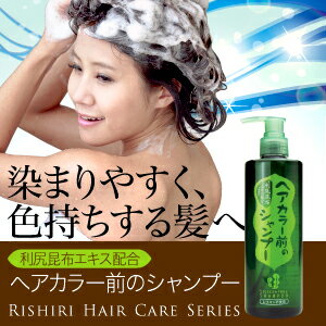 キレイに染まる！★プレミアム仕様★(毛染め)(白髪染め)【利尻昆布】ヘアカラー前のシャンプー毛染め用毛染め前の シャンプー