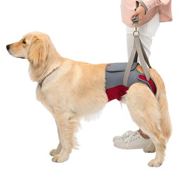 犬 歩行補助ハーネス 介護 ハーネス 胴輪 LaLaWalk Hip 大型犬用 ラズベリーグレー いぬ イヌ 老犬 介護用品 散歩 大型 ドッグハーネス 介護用 補助器具 ハーネス リード 歩行補助 胴輪 ラブラドール シェパード 大きめシバ 犬用 介護