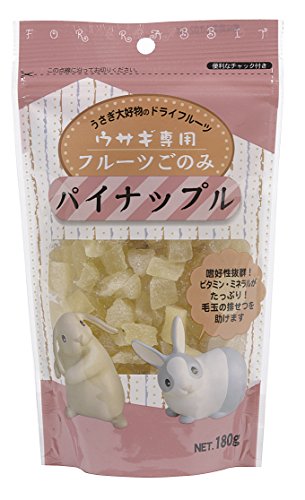 ウサギ専用 フルーツごのみ パイナップル 180g P-