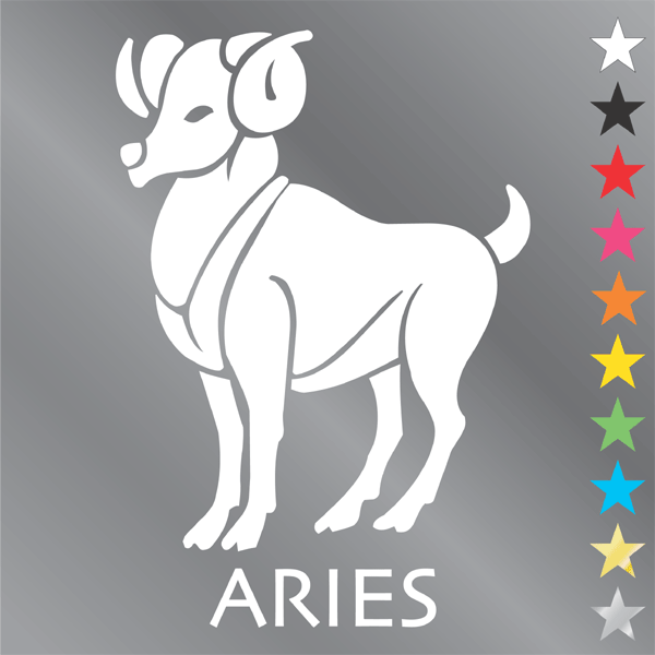 星座 グッズ シール 牡羊座 ステッ