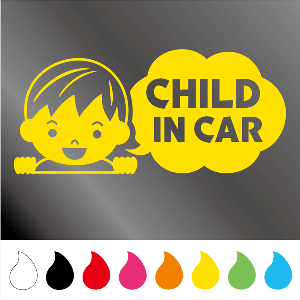 Ҷ å 󥫡 ƥå CHILD IN CAR Cס˥  ɤ 㥤 ư   åƥ  饹 ǥ ƥå  Х ĥ