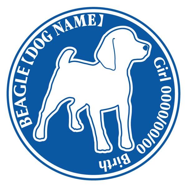 ◆ワンちゃんの「お名前」「お誕生日」「その他」記入欄はご注文カート内の 3．お支払い方法、配送方法選択ページの下部にあります。必要事項を必ずご入力ください。 プロの看板屋が作る☆あなただけのオリジナルアイテムグッズ！犬のステッカーDパターン。全12色からお選びいただけます。犬のネーム・性別・お誕生日ほかご要望の文字を無料でお入れします。お車やいろいろなシーンにあなたの自慢の犬をアピールしましょう！　いぬ連れ旅行時のクレートに貼ればちょっとしたdogIDグッズにもなります。画像の白い部分が切り抜き（シールステッカーがない部分）となります。こちらのステッカーのみご注文の場合は、メール便又は定型外郵便（350円ポスト投函）でのお届けとなります。予めご了承下さい。●犬の名前はアルファベット大、小文字どちらでもかまいません。●材質は塩化ビニル（通称カッティングシート）です。5〜7程度の耐久性、屋外でも安心してご利用ください。 ●黒い部分がステッカーとして残るので、白い部分はヌキ（貼る面の地が見えます）になります。●犬の名前・性別ピクト・お誕生日等と入れることができますが、お客様の必要なものだけの記入でもかまいません。 （例えば　名前と性別のみとか）●犬名はアルファベットで15文字まで入れることができます。他にご記入していことがございましたらご相談ください。 ・素材：塩化ビニール　・サイズ：直径約14cm　◇貼り方説明書付き◇ -----お客様のお声----- 【一部ご紹介】N.Y様より・早々にステッカーをお送り頂きましてありがとうございました。早速、愛車二台に張りました。とても気に入っています。また、機会がありましたら、お願い致します。- - - - - - - - - - - - - - - - - - - - - - - - - - - - - - - - - - - - - - - - -S.M様より・細かな質問に対しても迅速・丁寧に回答してくださり、また注文に関してもすばらしく大変気持ちの良い対応でした。また、今回2回の注文になりましたが、商品についてもとても綺麗で満足しています。ステッカーを貼った部分がとてもお洒落になりました。犬のシルエットは、どこのものも微妙に違いましたが、こちらのお店のは、うまくとらえてます！！- - - - - - - - - - - - - - - - - - - - - - - - - - - - - - - - - - - - - - - - -A.Y様より・2度の注文に快く対応していただきました。《おまけ》といわれる国旗のステッカーも子供たちが喜んでいます。ありがとうございました。- - - - - - - - - - - - - - - - - - - - - - - - - - - - - - - - - - - - - - - - -K.Y様より・うちの犬より良いステッカーグッズです！車を綺麗に掃除してから貼らせてもらます！友人にも宣伝しときますね。 こちらの商品と、よく一緒に買われています♪ ☆人気NO.2、犬の国別対抗ステッカーシリーズ！！いつも一緒、私とワンちゃんだけの犬グッズ！特別なステッカーを作りましょう♪ 犬の種類豊富ドッグステッカーDパターン。全12色からお選びいただけます。ご自慢の犬のお名前・性別・お誕生日ほかご要望の文字を無料でお入れします。 ●全12色からお選びいただけます。 ※それぞれのモニターの違いで、現物の色と多少の違いが生じることがあります。ガラス面などに貼られる場合は色の明るいものをお勧めします。暗い色の場合、コントラストがつきにくいことがあります。ステッカーを貼られる場所をよくご確認の上、色をお決めください。