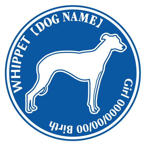 ◆ワンちゃんの「お名前」「お誕生日」「その他」記入欄はご注文カート内の 3．お支払い方法、配送方法選択ページの下部にあります。必要事項を必ずご入力ください。 プロの看板屋が作る☆あなただけのオリジナルアイテムグッズ！犬のステッカーDパターン。全12色からお選びいただけます。犬のネーム・性別・お誕生日ほかご要望の文字を無料でお入れします。お車やいろいろなシーンにあなたの自慢の犬をアピールしましょう！　いぬ連れ旅行時のクレートに貼ればちょっとしたdogIDグッズにもなります。画像の白い部分が切り抜き（シールステッカーがない部分）となります。こちらのステッカーのみご注文の場合は、メール便又は定型外郵便（350円ポスト投函）でのお届けとなります。予めご了承下さい。●犬の名前はアルファベット大、小文字どちらでもかまいません。●材質は塩化ビニル（通称カッティングシート）です。5〜7程度の耐久性、屋外でも安心してご利用ください。 ●黒い部分がステッカーとして残るので、白い部分はヌキ（貼る面の地が見えます）になります。●犬の名前・性別ピクト・お誕生日等と入れることができますが、お客様の必要なものだけの記入でもかまいません。 （例えば　名前と性別のみとか）●犬名はアルファベットで15文字まで入れることができます。他にご記入していことがございましたらご相談ください。 ・素材：塩化ビニール　・サイズ：直径約14cm　◇貼り方説明書付き◇ -----お客様のお声----- 【一部ご紹介】N.Y様より・早々にステッカーをお送り頂きましてありがとうございました。早速、愛車二台に張りました。とても気に入っています。また、機会がありましたら、お願い致します。- - - - - - - - - - - - - - - - - - - - - - - - - - - - - - - - - - - - - - - - -S.M様より・細かな質問に対しても迅速・丁寧に回答してくださり、また注文に関してもすばらしく大変気持ちの良い対応でした。また、今回2回の注文になりましたが、商品についてもとても綺麗で満足しています。ステッカーを貼った部分がとてもお洒落になりました。犬のシルエットは、どこのものも微妙に違いましたが、こちらのお店のは、うまくとらえてます！！- - - - - - - - - - - - - - - - - - - - - - - - - - - - - - - - - - - - - - - - -A.Y様より・2度の注文に快く対応していただきました。《おまけ》といわれる国旗のステッカーも子供たちが喜んでいます。ありがとうございました。- - - - - - - - - - - - - - - - - - - - - - - - - - - - - - - - - - - - - - - - -K.Y様より・うちの犬より良いステッカーグッズです！車を綺麗に掃除してから貼らせてもらます！友人にも宣伝しときますね。 こちらの商品と、よく一緒に買われています♪ ☆人気NO.2、犬の国別対抗ステッカーシリーズ！！いつも一緒、私とワンちゃんだけの犬グッズ！特別なステッカーを作りましょう♪ 犬の種類豊富ドッグステッカーDパターン。全12色からお選びいただけます。ご自慢の犬のお名前・性別・お誕生日ほかご要望の文字を無料でお入れします。 ●全12色からお選びいただけます。 ※それぞれのモニターの違いで、現物の色と多少の違いが生じることがあります。ガラス面などに貼られる場合は色の明るいものをお勧めします。暗い色の場合、コントラストがつきにくいことがあります。ステッカーを貼られる場所をよくご確認の上、色をお決めください。