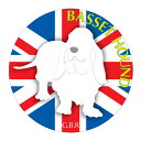 バセットハウンド グッズ ステッカーまる 《Lサイズ》 ステッカー シール デカール シルエット 車 カー シール デカール 犬 いぬ イヌ シルエット 影 リ...