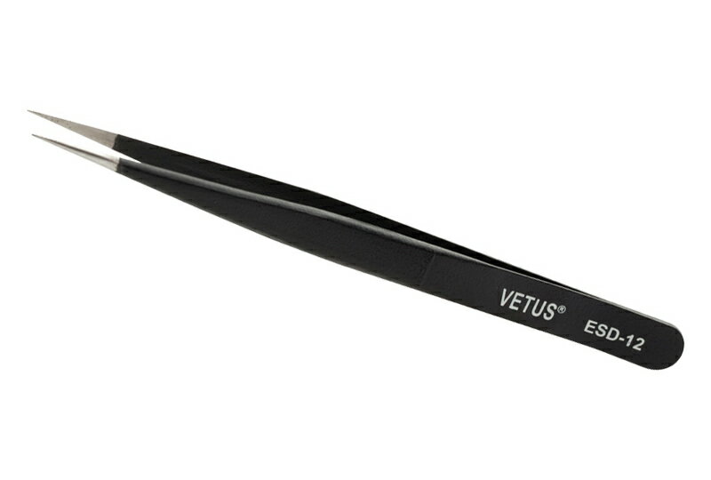 VETUS 社製 Tweezer エクステツイーザー ネイル ESD-12ネイル　ピンセット