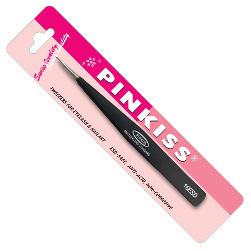 エクステツイーザー　PINKISS 16ESD　ピンキスツイーザー　【まつげエクステ】【まつ毛エクステ】【アイラッシュ】【商材】【ネイル】ツイーザー