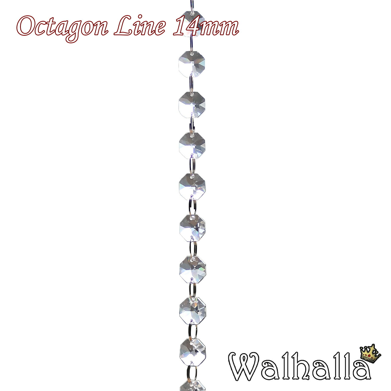 OCTAGON オクタゴン 14mm サンキャッチャー asfour アスフォー 楽天 北欧 雑貨 風水 玄関 暖簾 のれん おしゃれ シャンデリア パーツ キット 水晶 ガラス 材料 プレゼント 引越し祝い 新築祝い 結婚祝い 内祝い 引っ越し祝い ギフト 専門 お返し セット お中元