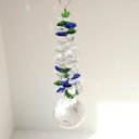 初夏カラー 40mm CRYSTAL TOWER サンキャッチャー 1本 楽天 レインボーメーカー 北欧 雑貨 風水 玄関 のれん おしゃれ シャンデリア パー...