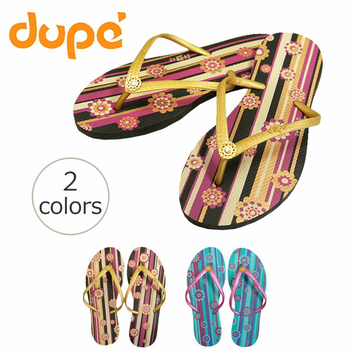 ビーチサンダル havaianasの姉妹ブランド dupe (デュペ)　MANDALA（マンダラ） レディース 全2色【あす楽対応】