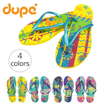 ビーチサンダル havaianasの姉妹ブランド dupe (デュペ)　TROPICALIA（トロピカリア） レディース4色 【あす楽対応】