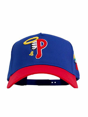 PHEIT フェイト キャップ ブルー スナップバック MLB カスタムロゴ 刺繍 帽子 SBSD PHILLY-BLUE-