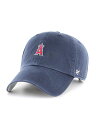 フォーティーセブン 47 MLB公認 ロサンゼルス・エンジェルス キャップ ネイビー 野球帽 メジャーリーグ ロゴ Angels Base Runner'47 CLEAN UP -NAVY-