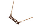 アドバンス ADVANCE プレートネックレス HARLEM PLATE GOLD NECKLACE -50cm- ゴールド