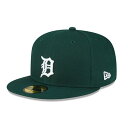 j[G NEW ERA 59FIFTY Lbv MLB 싅X Xq O[ DETROIT TIGERS -GREEN-