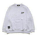 モブ MOBB OGロゴ 刺繍 クルースウェット メンズ レディース M-XL グレー OG BIG CREW SWEAT -GREY-