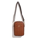 楽天walkinstoreモブ MOBB モノグラム ミニバッグ メンズ レディース M-XL ブラウン MONOGRAM LETHER MINI BAG -BROWN-