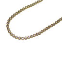 アドバンス ADVANCE ゴールドネックレス GOLD TENNIS NECKLACE -60cm×0.3cm-(4)