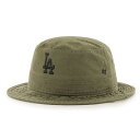 フォーティーセブン 47 MLB公認 バケットハット メジャーリーグ ベースボール サンダル・ウッド DODGERS'47 BUCKET HAT -SANDALWOOD-