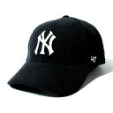 tH[eB[Zu 47Lbv MLB W[[O ubN YANKEES THICK CORDUROY'47 MVP -BLACK-