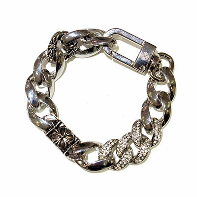 アドバンス ADVANCE デザインタイプ シルバー ブレスレット SILVER BRACELET -17.5cm×1.5cm-