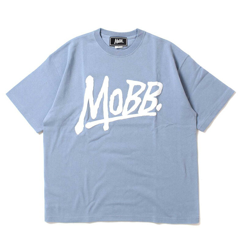 モブ MOBB Tシャツ カットソー 半袖 メンズ ユニセックス ロゴ (P)MAGNUM WEIGHT S/S T-SHIRT -BLUE-