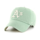 フォーティーセブン 47 ベースボールキャップ ライトグリーン/緑 MLB メジャーリーグ ATHLETICS '47 CLEAN UP -LIGHT GREEN-