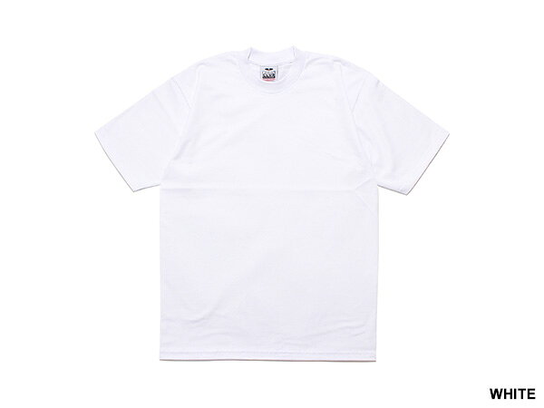 プロクラブ PRO CLUB 半袖Tシャツ メンズ M-XXXXL ホワイト/ブラック HEAVY WEIGHT CREWNECK S/S TEE -2.COLOR-