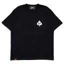 モブ MOBB Tシャツ カットソー 半袖 ロゴ ユニセックス ブラック 黒 SPADE T-SHIRT -BLACK-