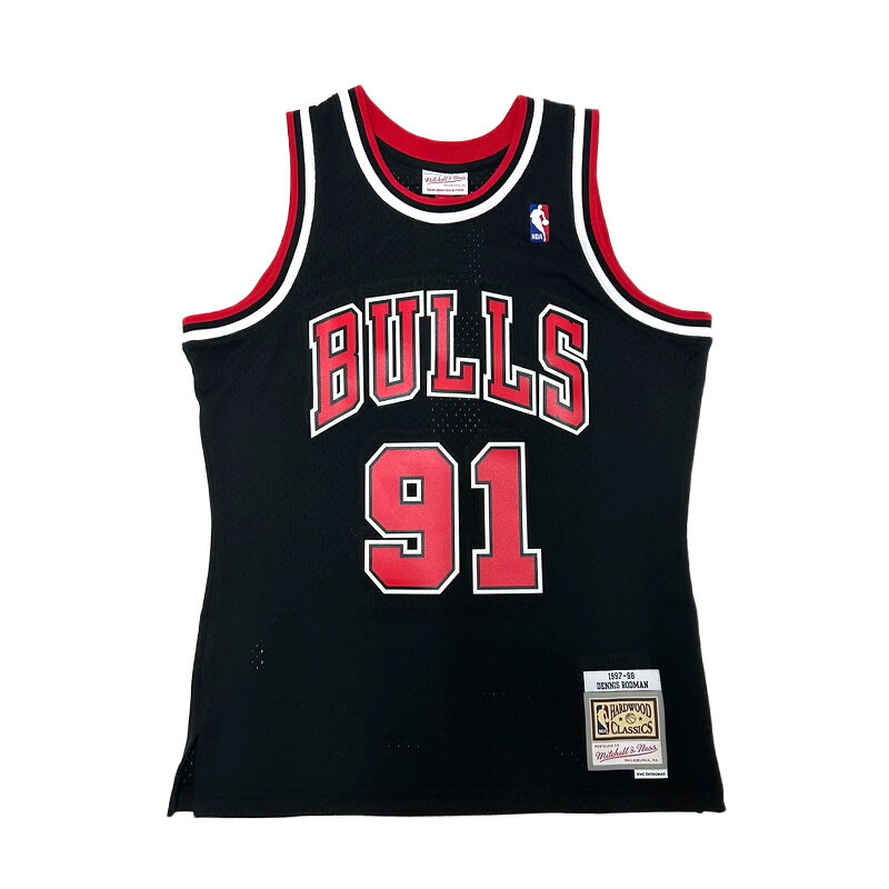 MITCHELL&NESS ミッチェルアンドネス NBA トップス タンクトップ ユニフォーム ブルズ デニス・ロッドマン ブラック SWINGMAN JERSEY-DENNIS RODMAN- -BLACK-